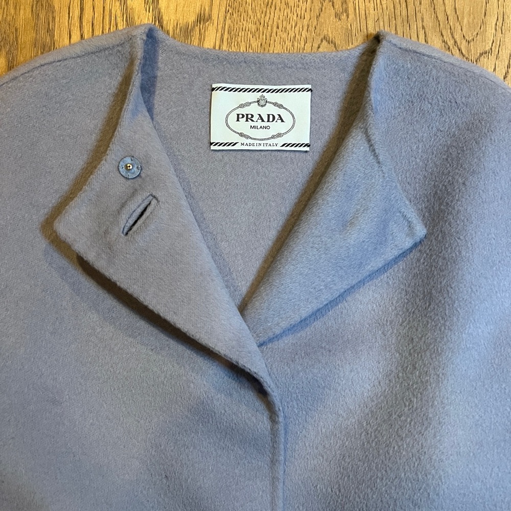 Prada Single Breasted cropped Blazer coat